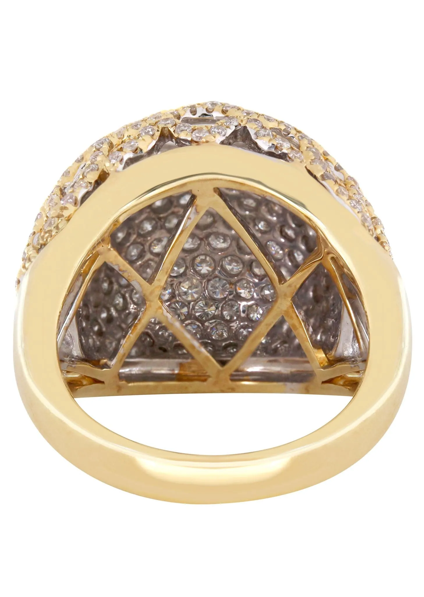 14K Ladies Diamond Cocktail Ring | 3.63 Carats | 13.65 Grams