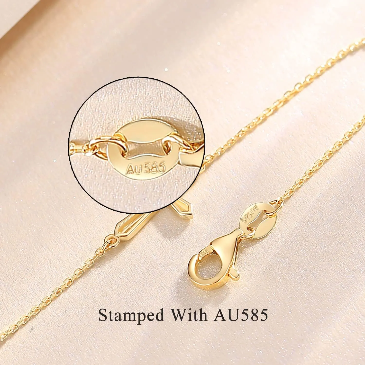 14K Yellow Gold Infinity Bracelet with 4MM Freshwater Pearls Adjustable Bracelet Fine Jewelry