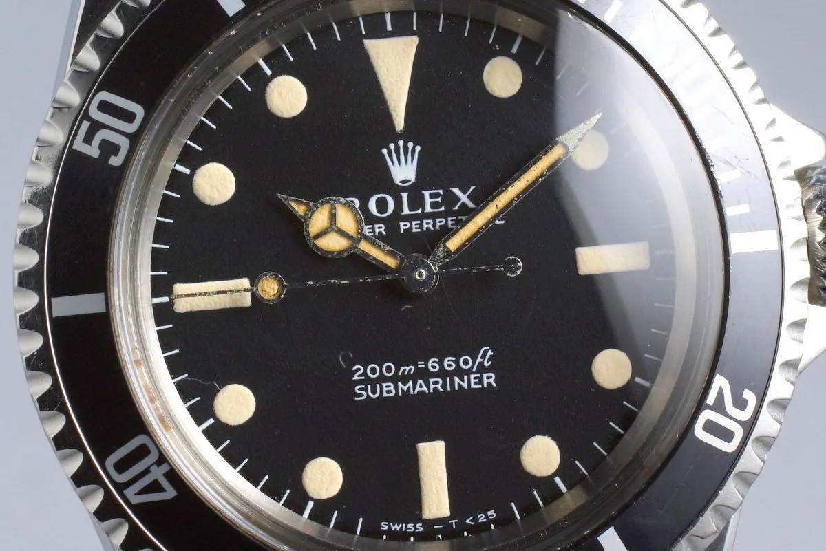 1967 Rolex Submariner 5513 Meters First