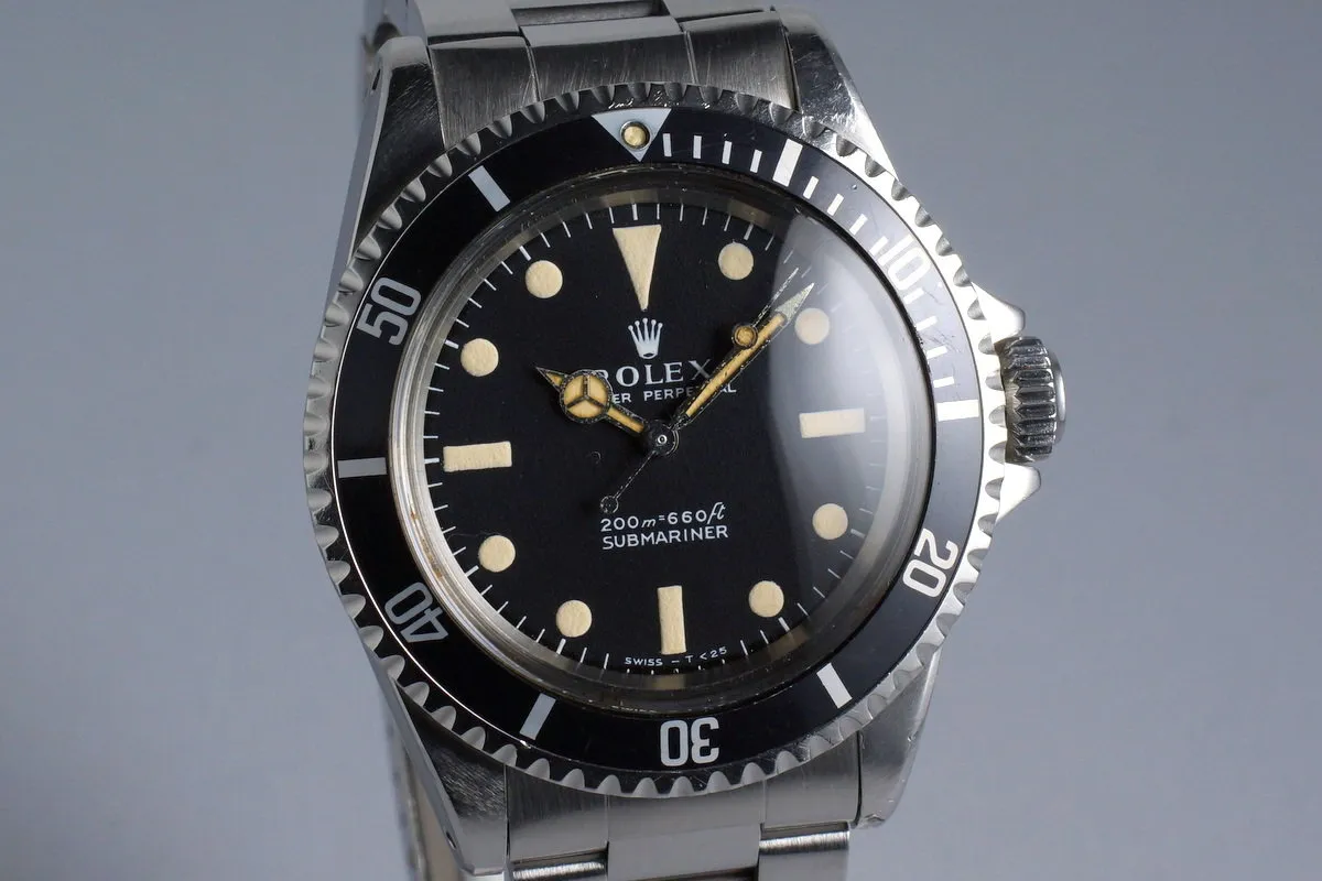 1967 Rolex Submariner 5513 Meters First