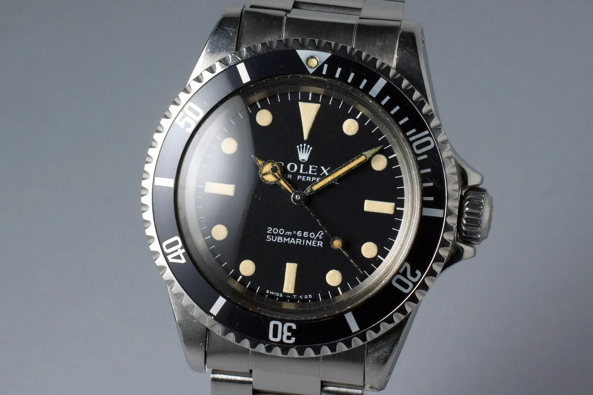 1967 Rolex Submariner 5513 Meters First