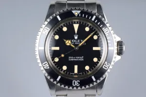 1967 Rolex Submariner 5513 Meters First