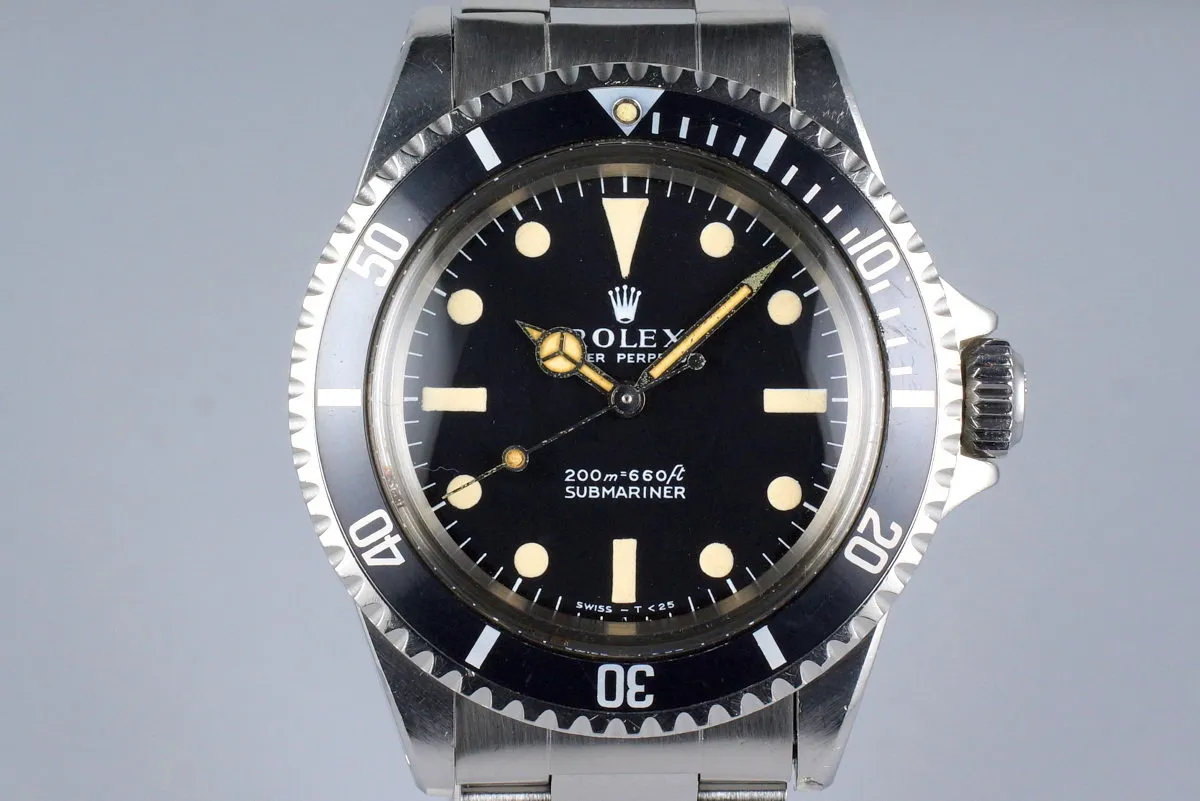 1967 Rolex Submariner 5513 Meters First