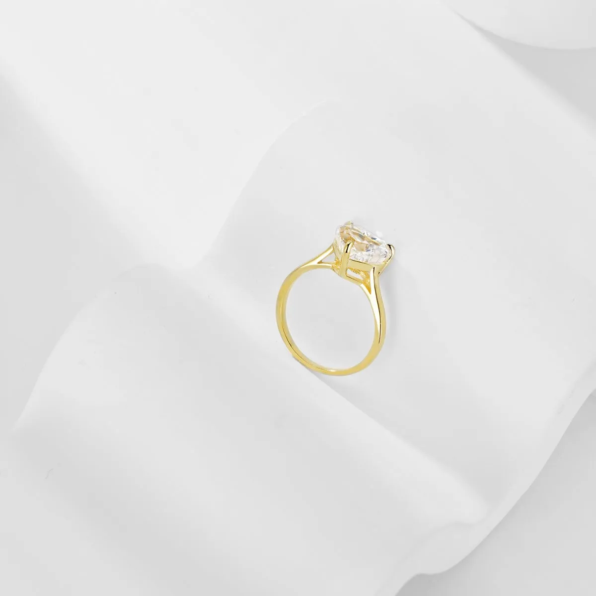 3 Carat Heart Solitaire Engagement Ring