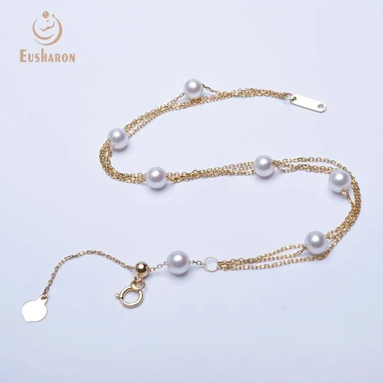 4-4.5mm AAA  Top Quality Freshwater AK Pearl Bracelet