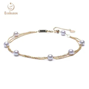 4-4.5mm AAA  Top Quality Freshwater AK Pearl Bracelet