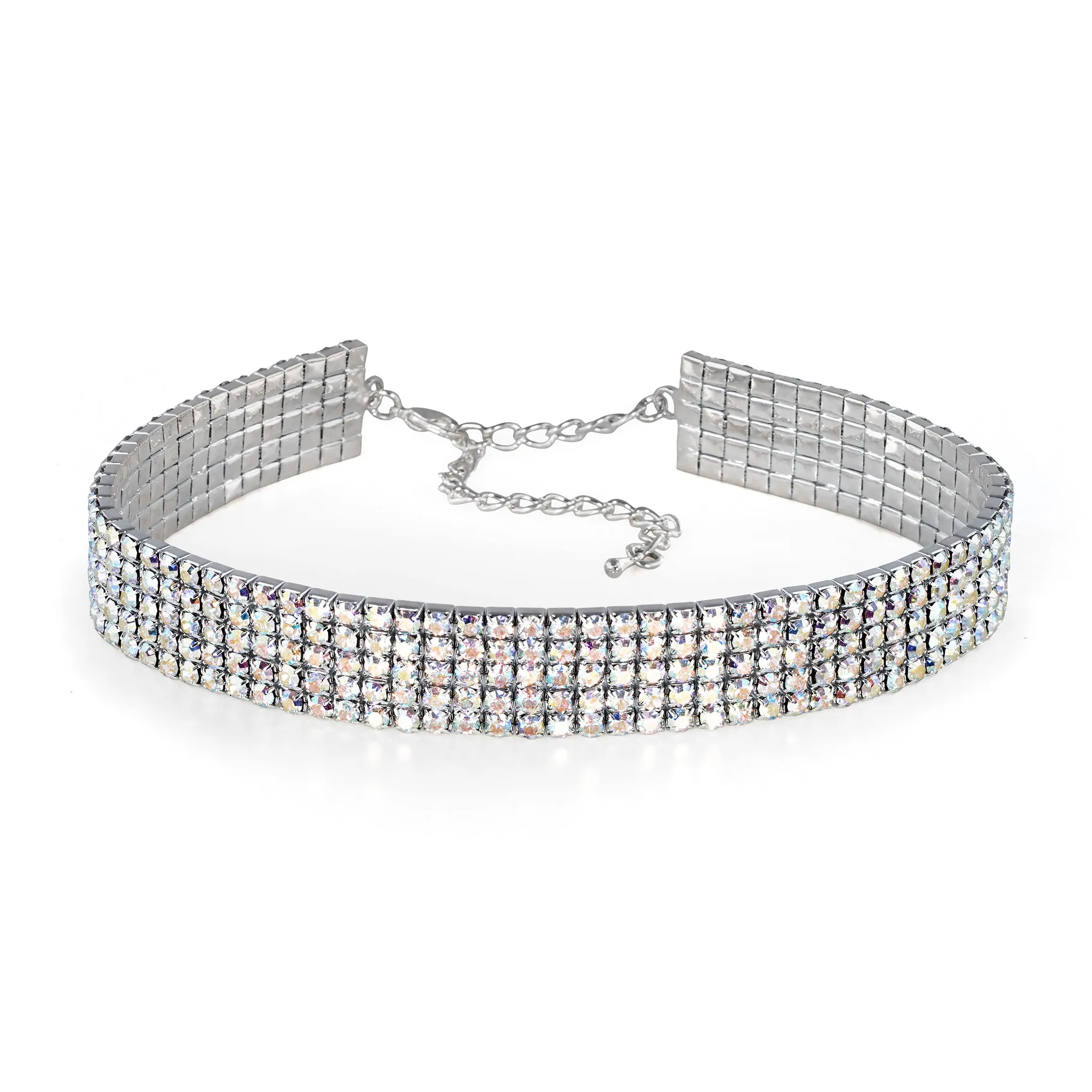 5 Row Flexi-Choker with extender chain