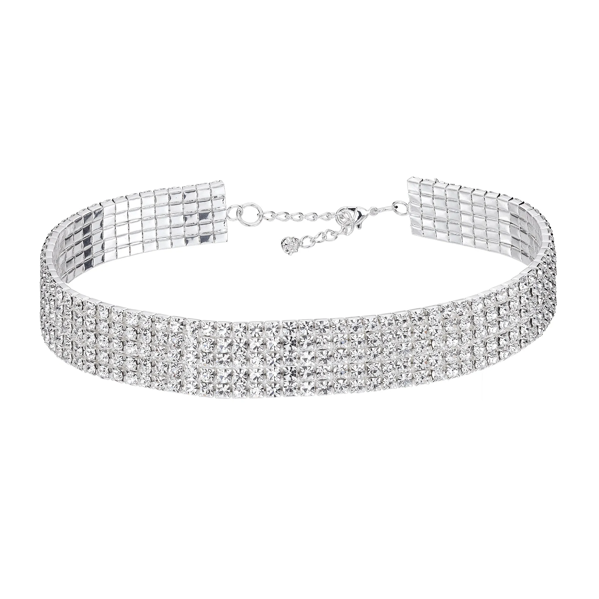 5 Row Flexi-Choker with extender chain