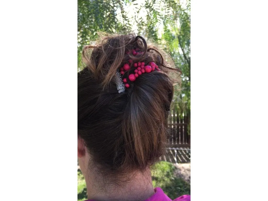 African Butterfly Wire Hair Clip - 7 Tong 446