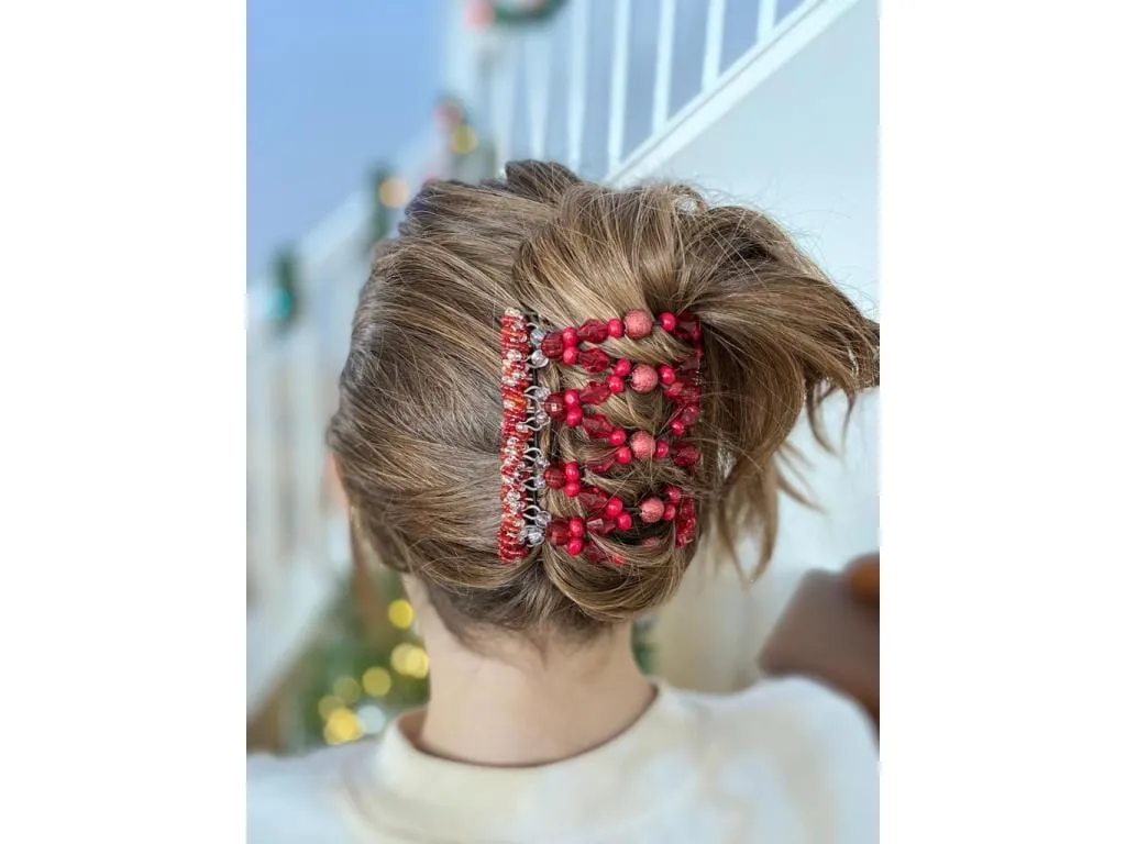 African Butterfly Wire Hair Clip - 9 Tong 575