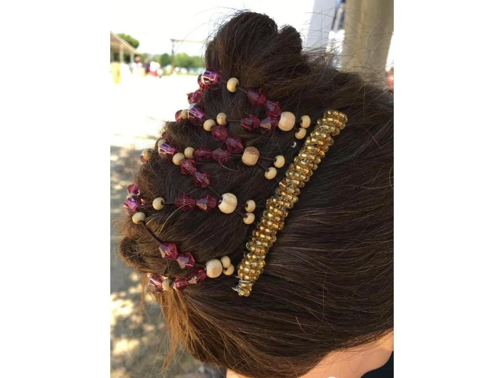 African Butterfly Wire Hair Clip - 9 Tong 579