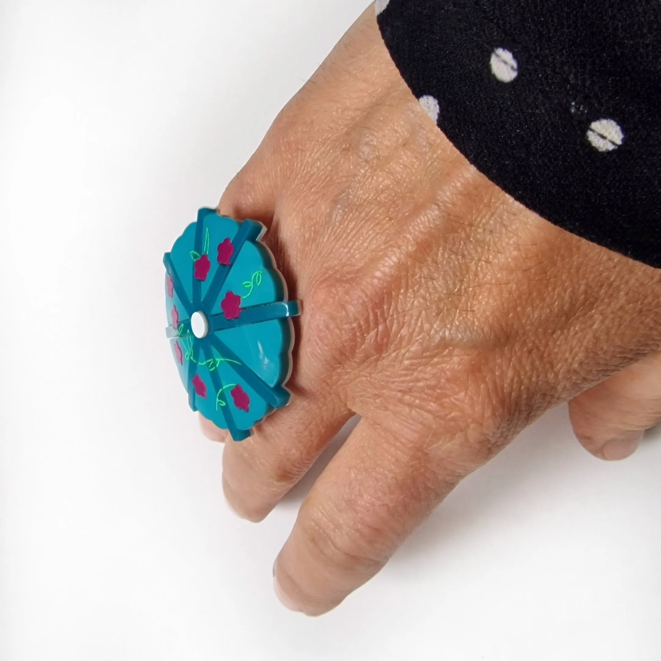Anello maxi ombrellino da cocktail