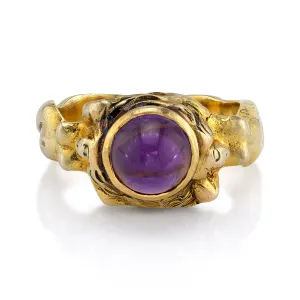 Antique Art Nouveau Amethyst Ring