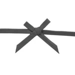Black Leather Bow Choker