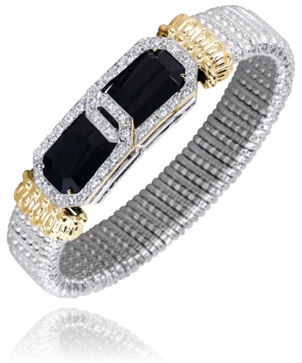 Black Onyx Diamond Bracelet