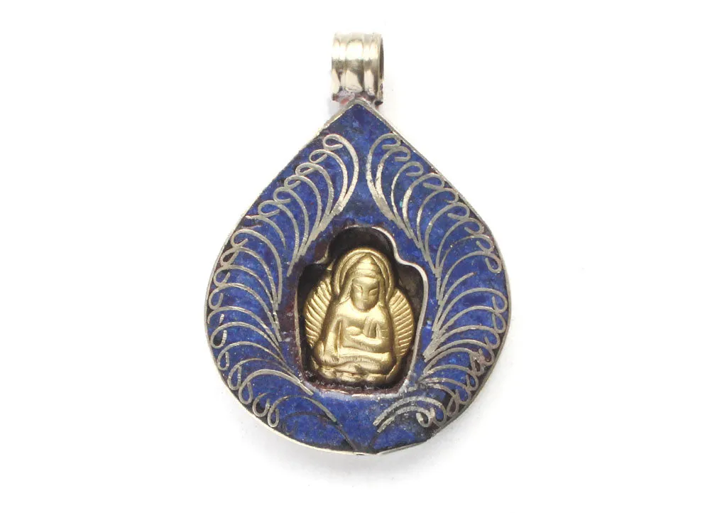 Bodhi Leaf Shakyamuni Buddha Pendant