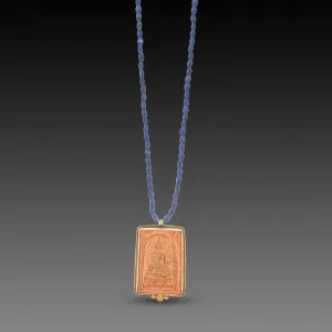 Buddha Amulet on Lapis Strand