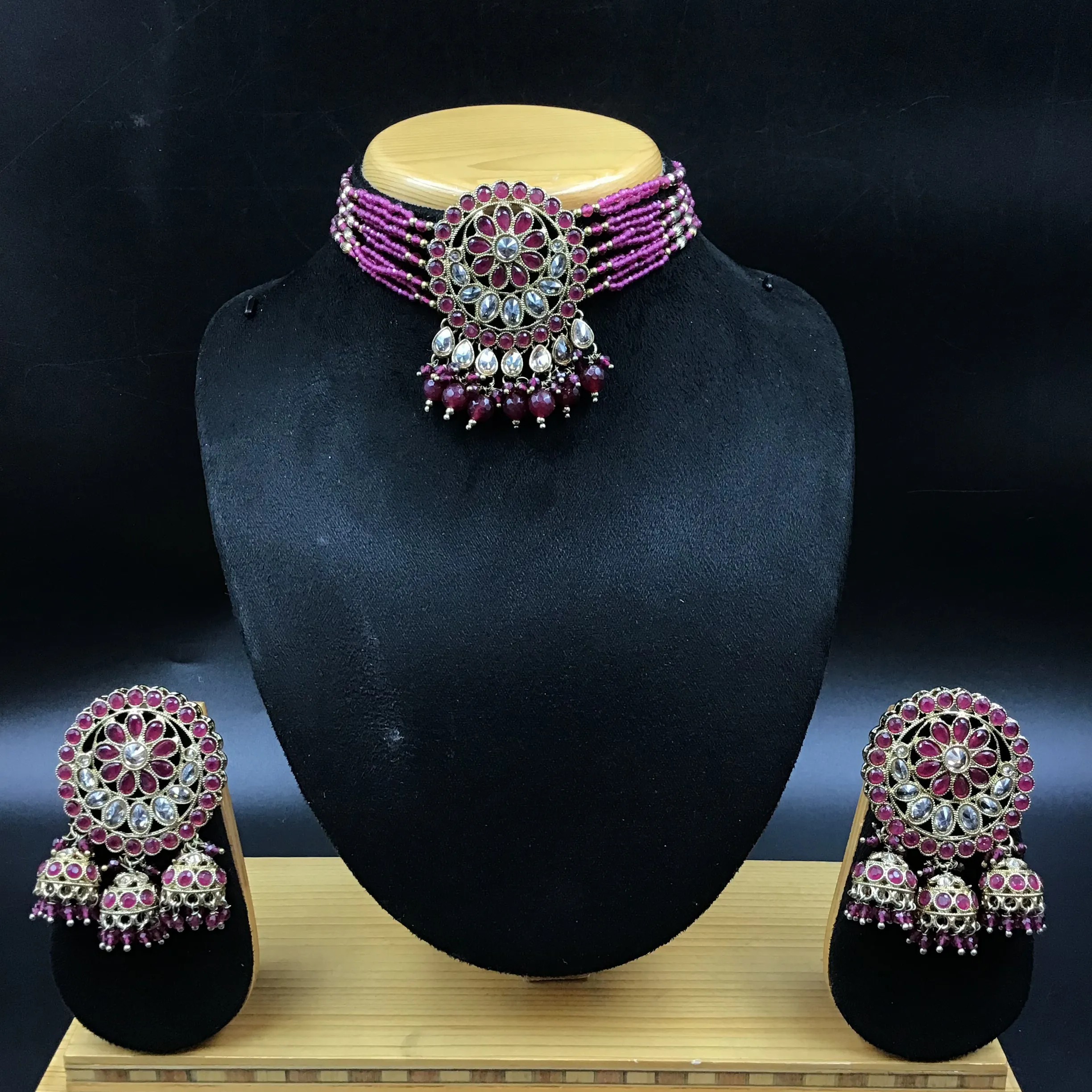 Choker Antique Necklace Set 6920-28
