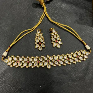 Choker Kundan Necklace Set 5875-28