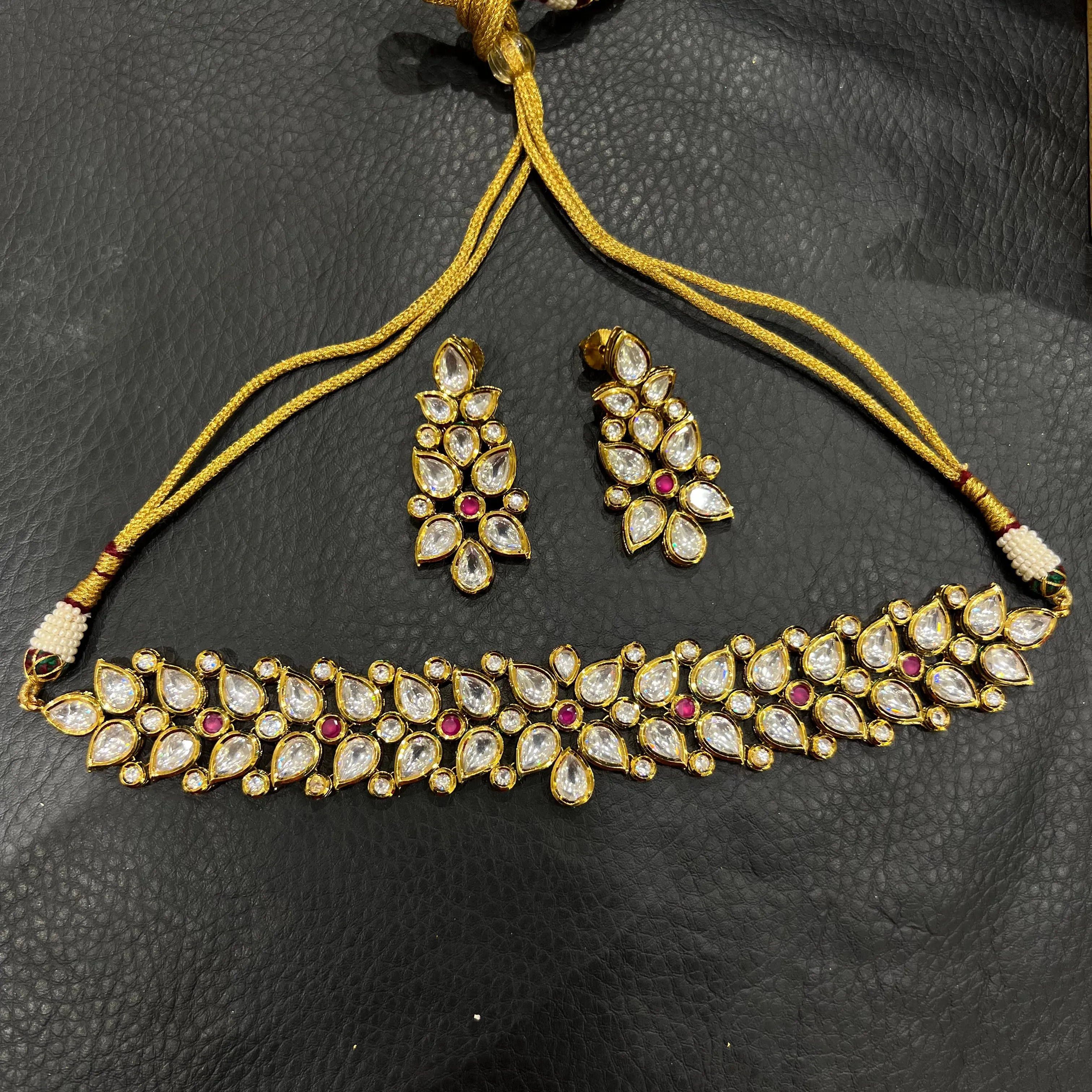 Choker Kundan Necklace Set 5875-28
