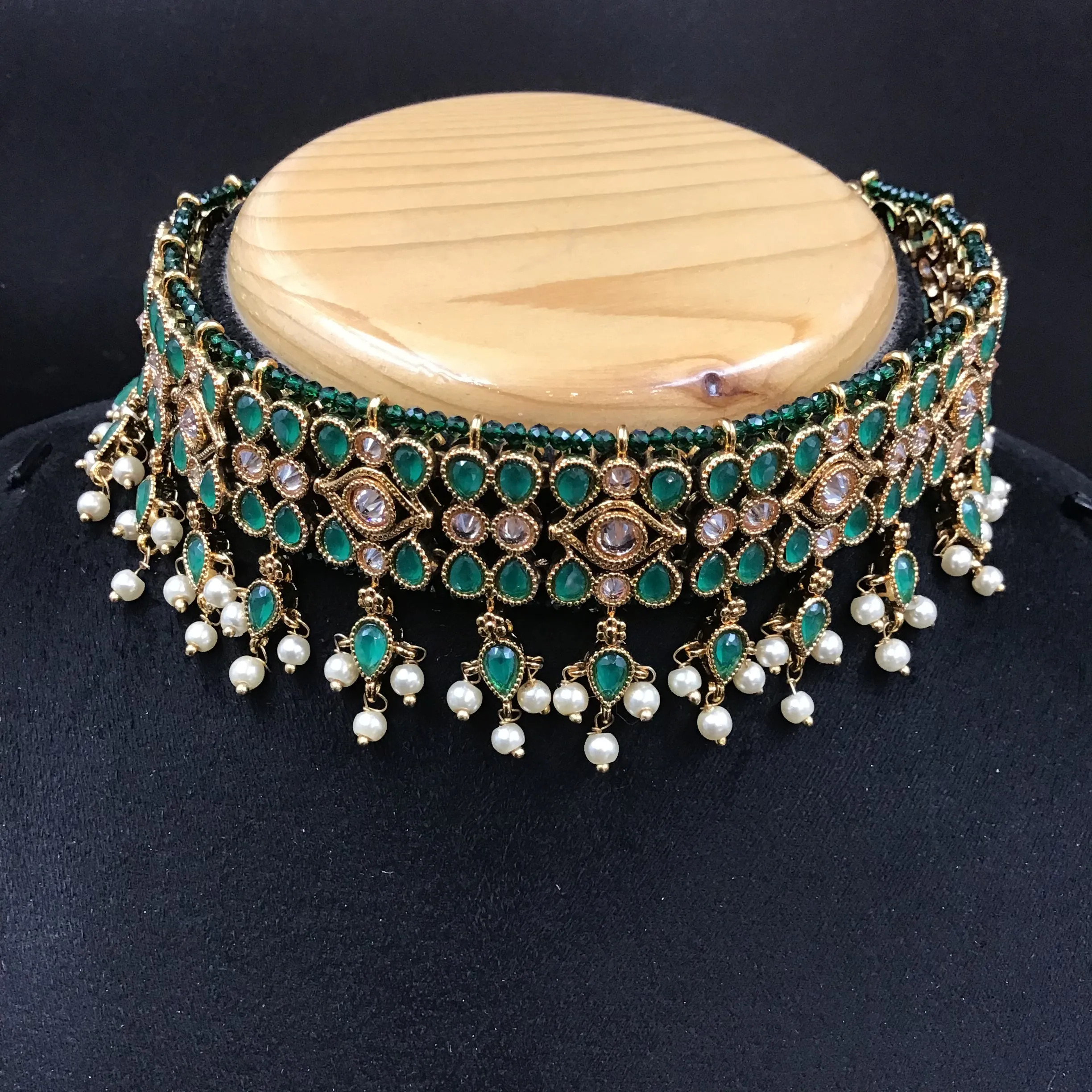Choker Polki Necklace Set 4886-21