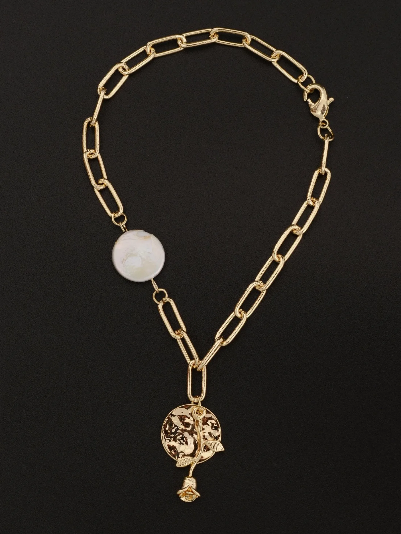Coin Chained Bracelet