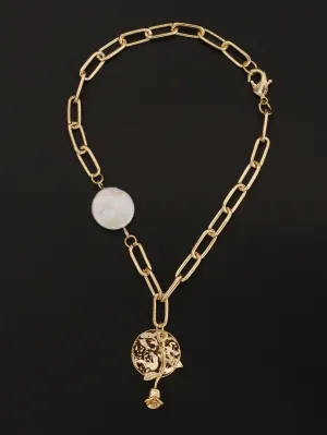 Coin Chained Bracelet