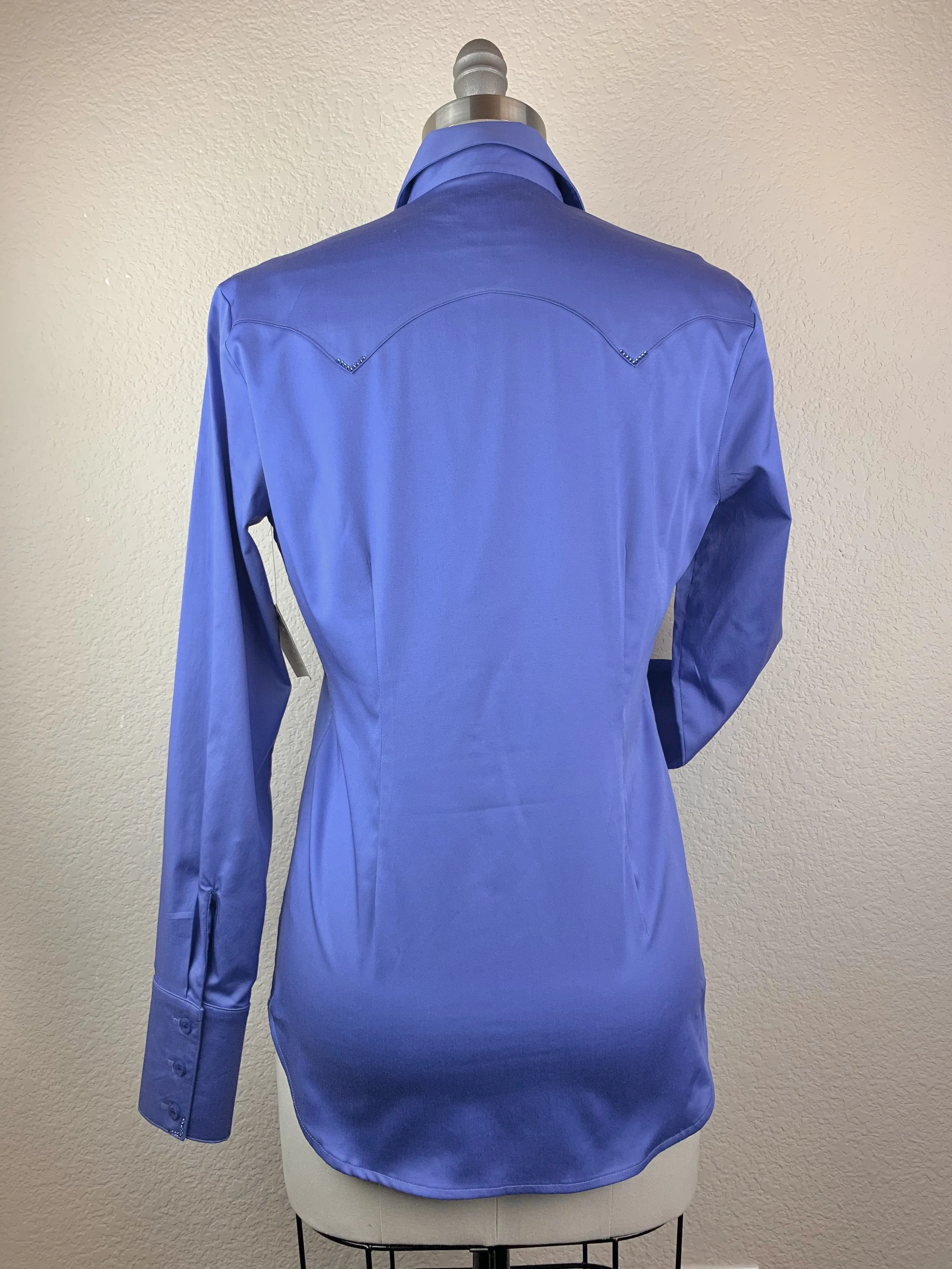 CR Western Pro Lapis Blue Stretch Cotton Sateen