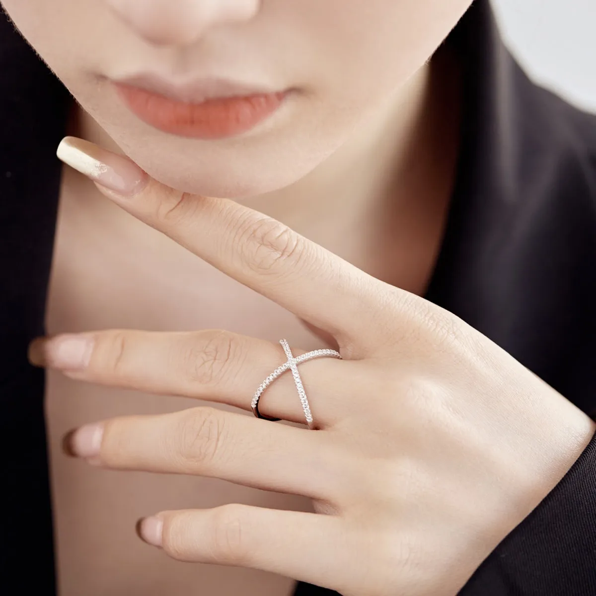 Criss Cross X Ring