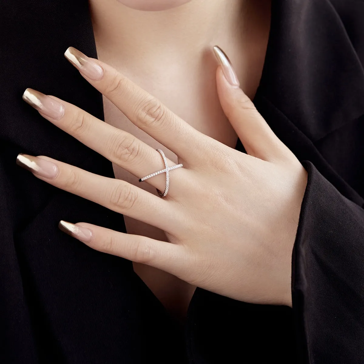 Criss Cross X Ring