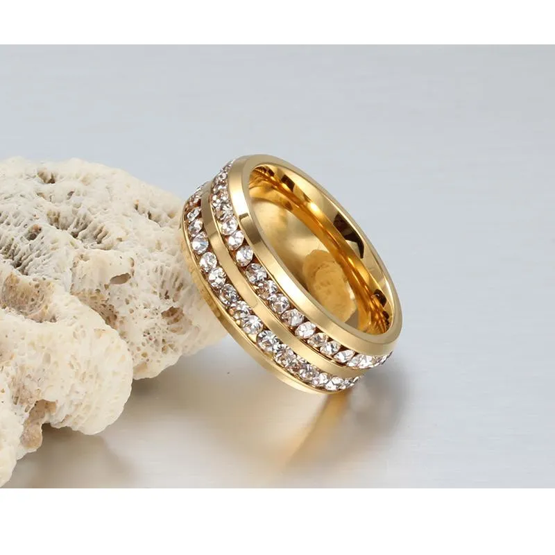 Crystal Roads Gold Ring