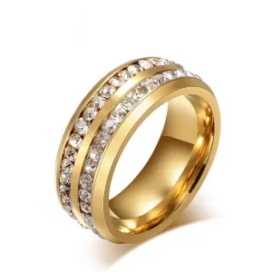 Crystal Roads Gold Ring