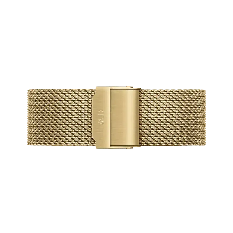 Daniel Wellington Classic Mesh Onyx Gold Watch 40mm