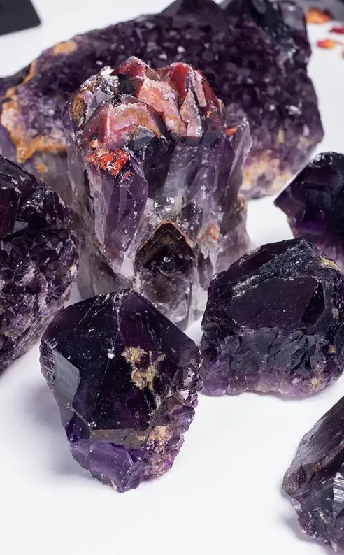 Dark Amethyst Clusters