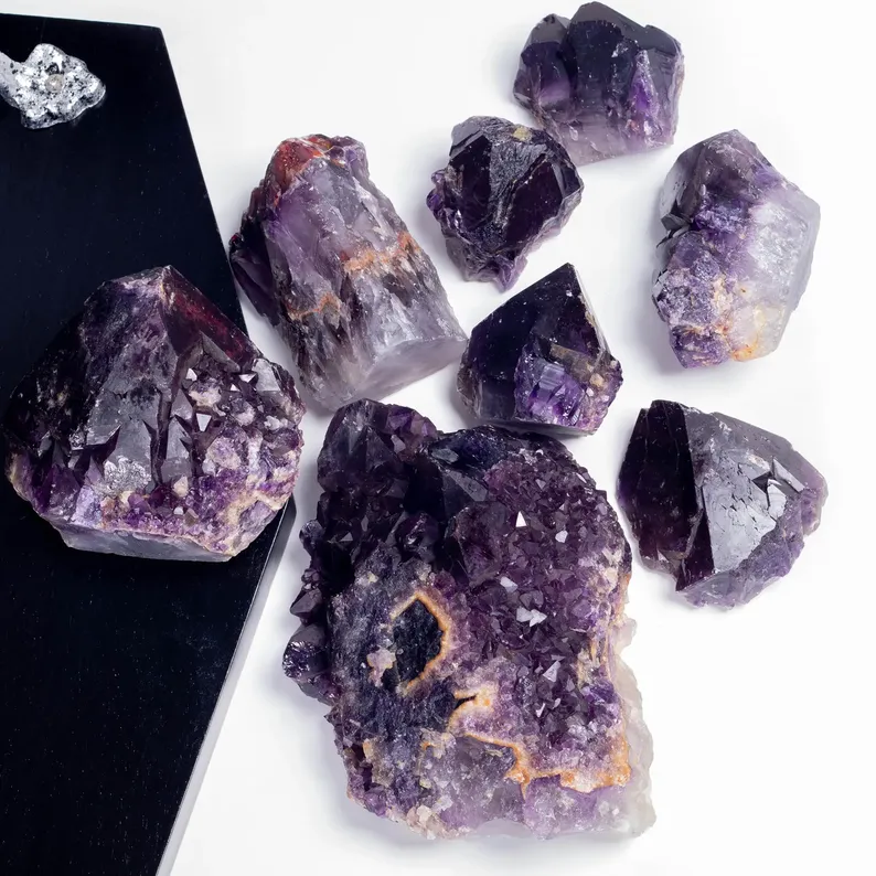 Dark Amethyst Clusters