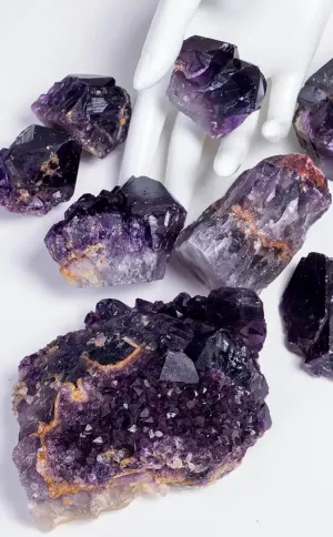 Dark Amethyst Clusters