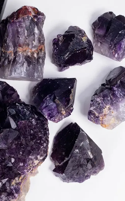 Dark Amethyst Clusters