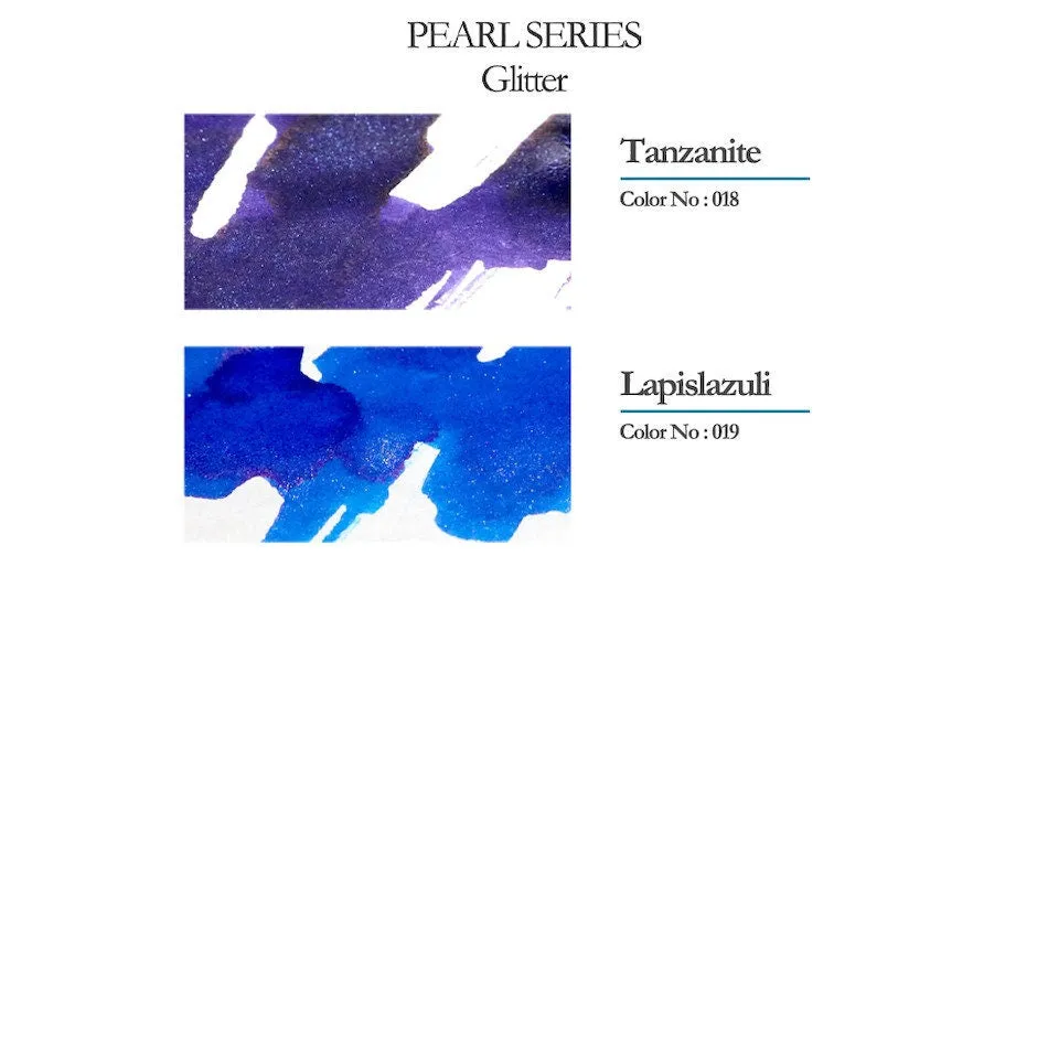 Dominant Industry Ink LAPIS LAZULI Glitter Fountain Pen Ink Handmade Dip Pen Ink Hand Crafted Bottle Ink | 25ml
