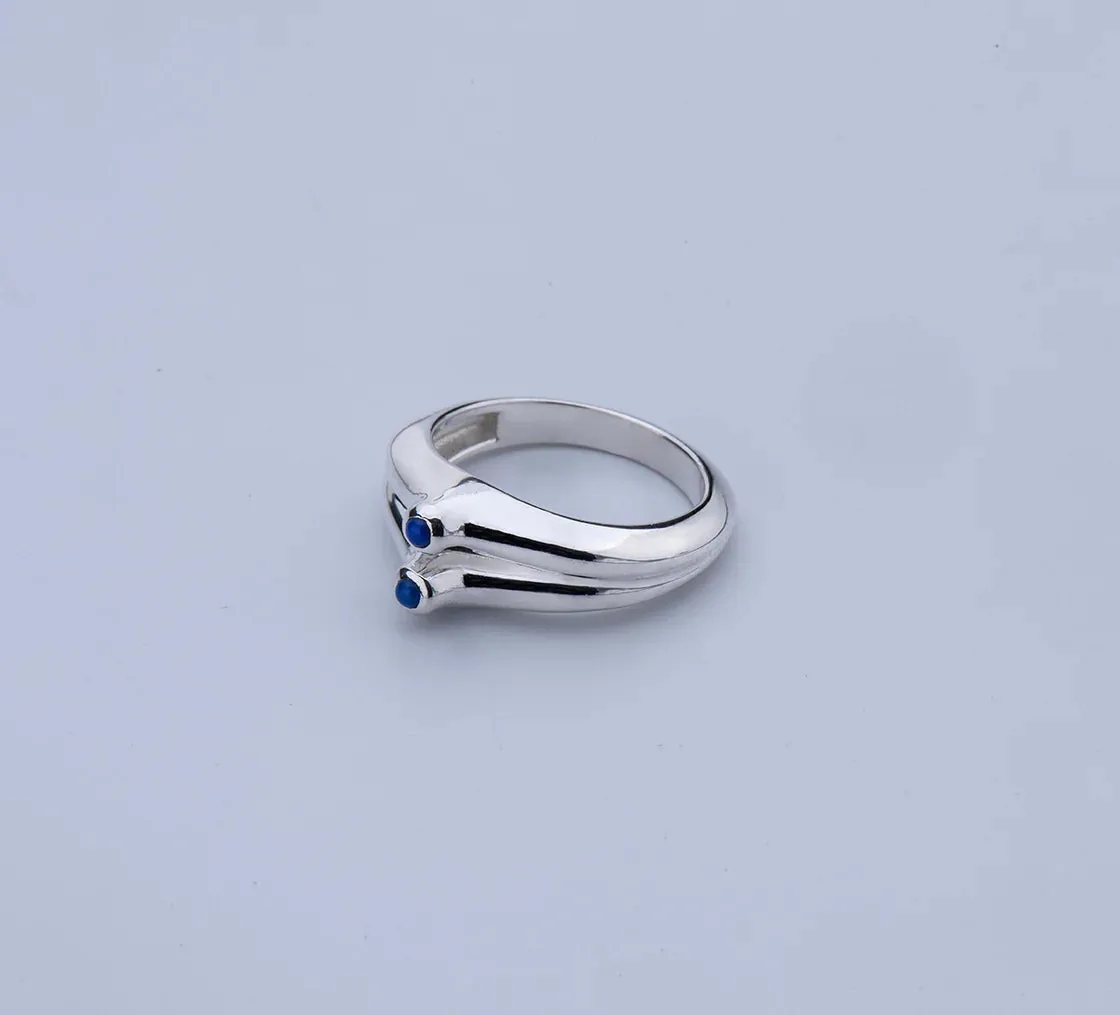 DOUBLE DOME RING SIZE 6