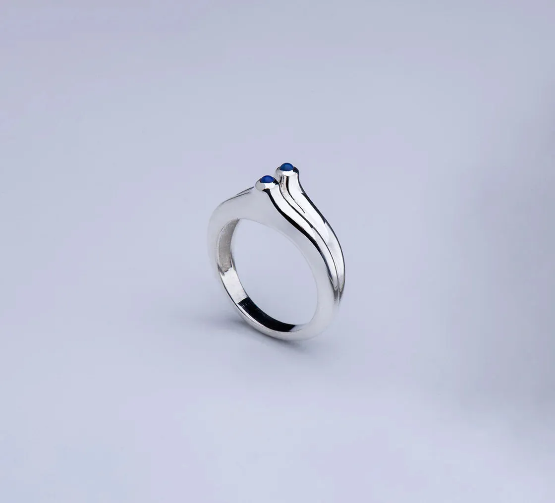 DOUBLE DOME RING SIZE 6