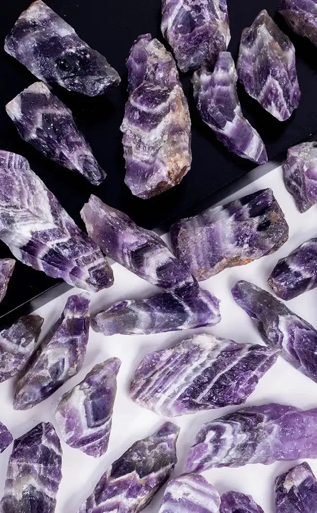 Dream Amethyst Crystal Raw Points