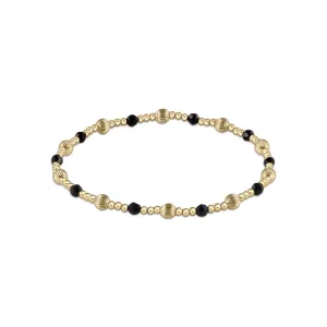 enewton Dignity Sincerity Pattern 4mm - Faceted Onyx Bracelet
