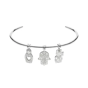 Far East Triple Charm Choker