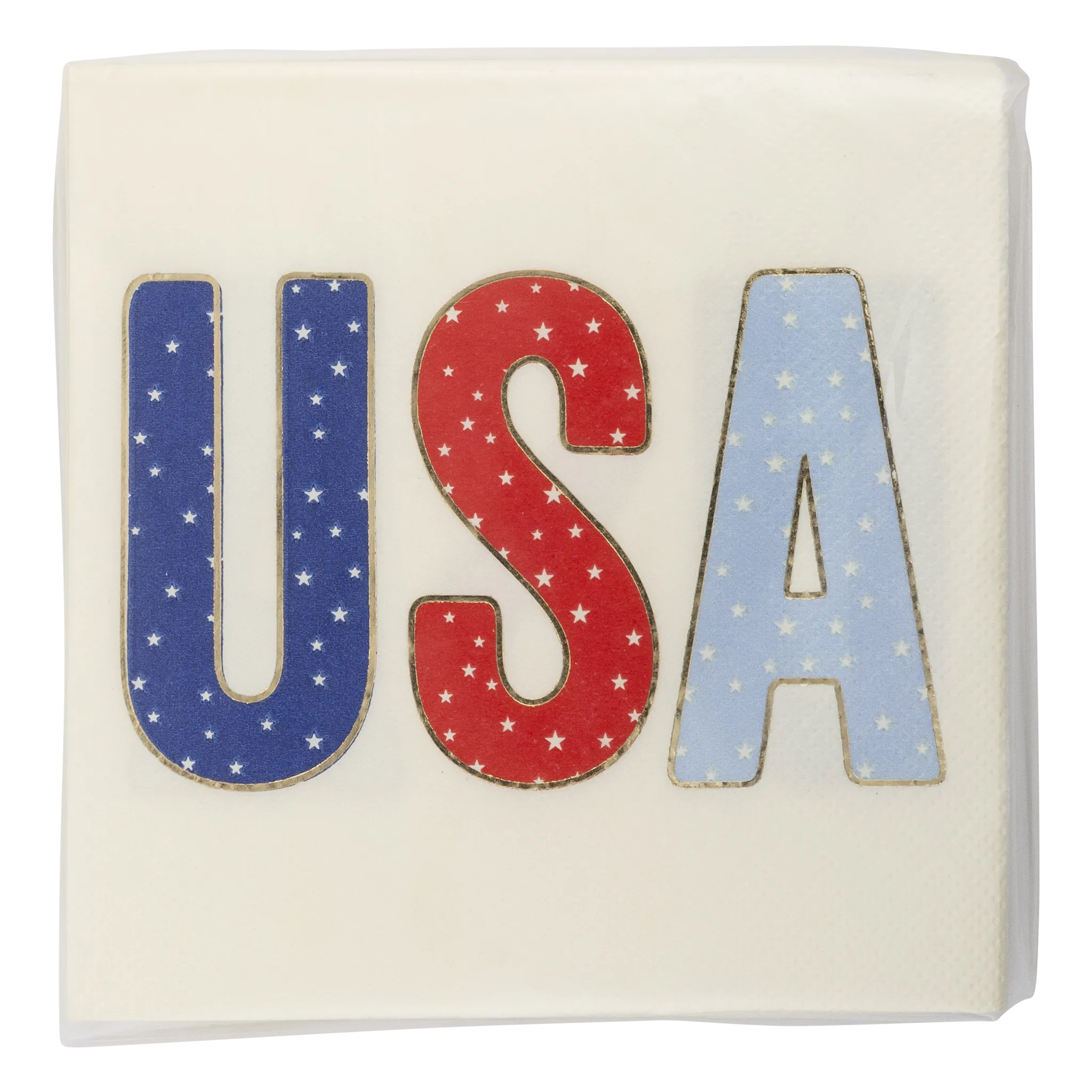 FOIL USA Paper Cocktail Napkin