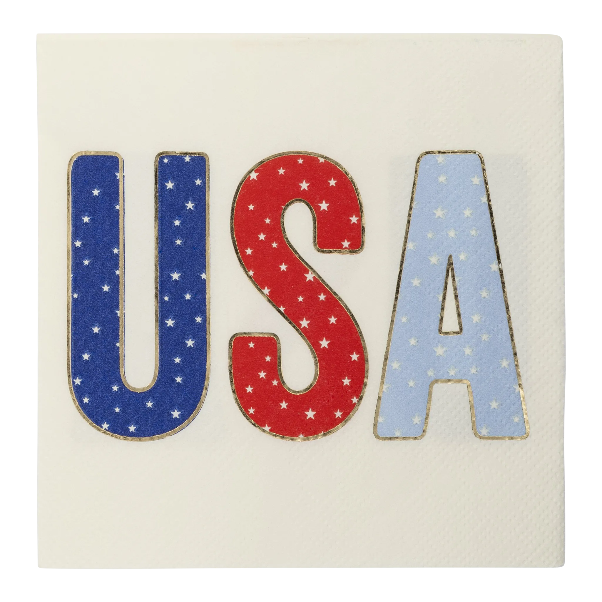 FOIL USA Paper Cocktail Napkin