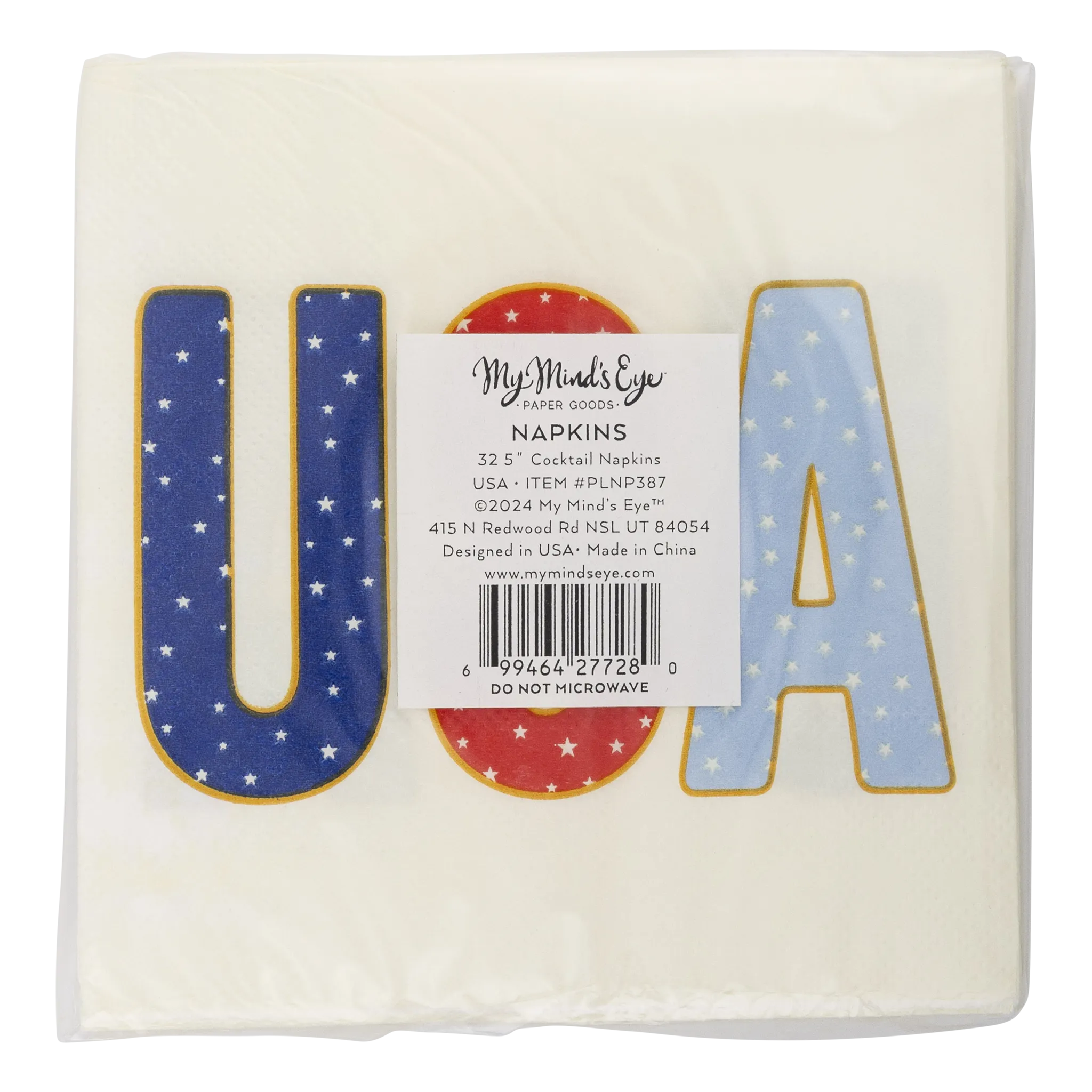 FOIL USA Paper Cocktail Napkin