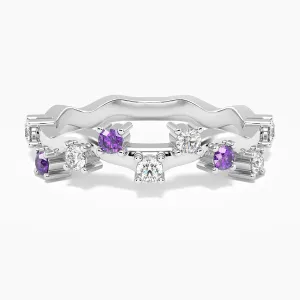 Galaxy Gleam Ring Amethyst