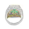 GCS Certified Colombian Emerald And Diamond Ring
