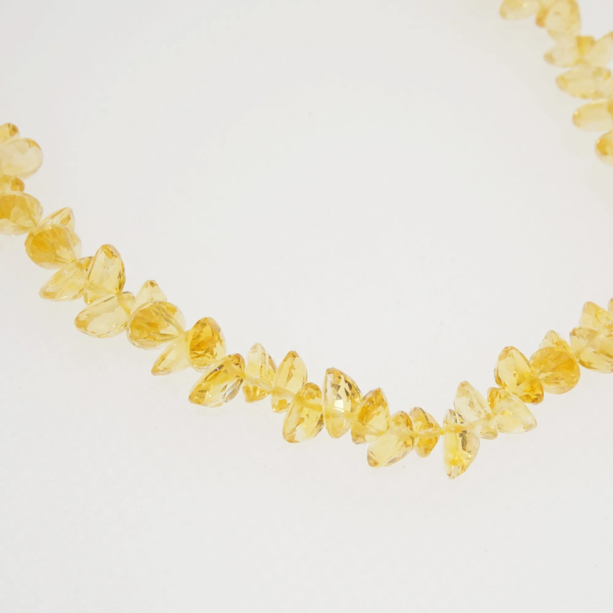 Gem-Grade Oval Citrine Briolette