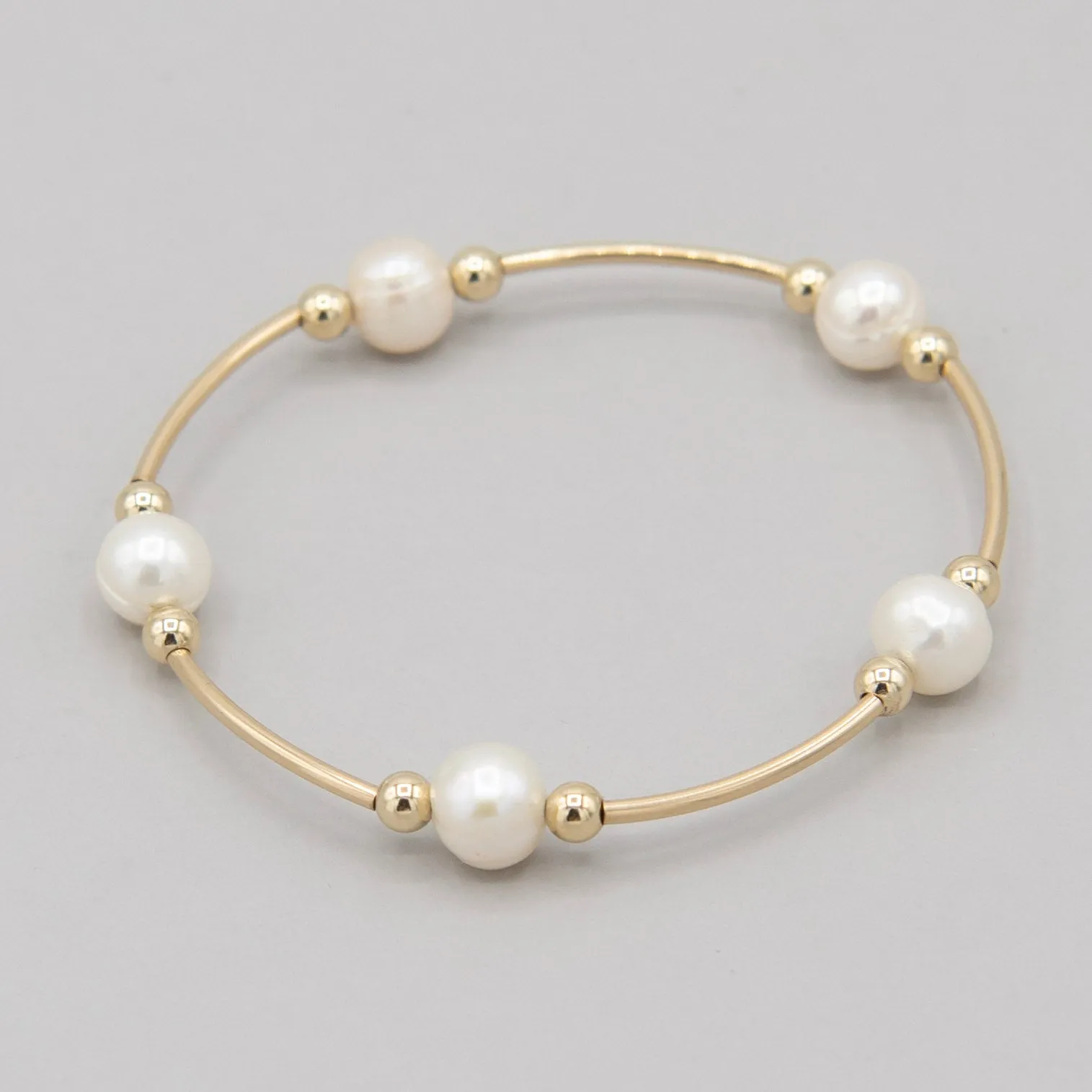 Gemstone Tube Bracelet